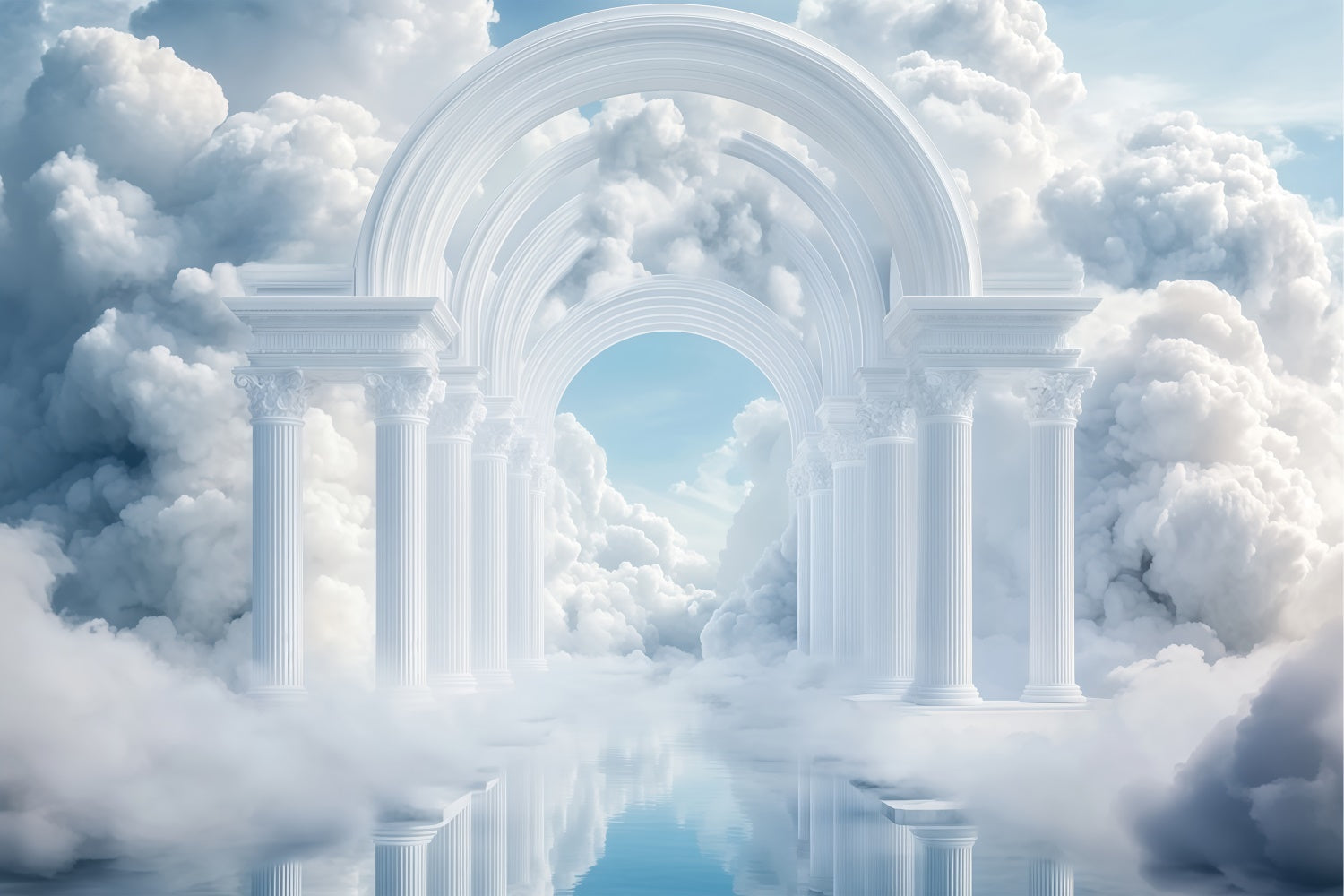 Clouds Backdrop Celestial Archway Palace Backdrop UK BRP57-216