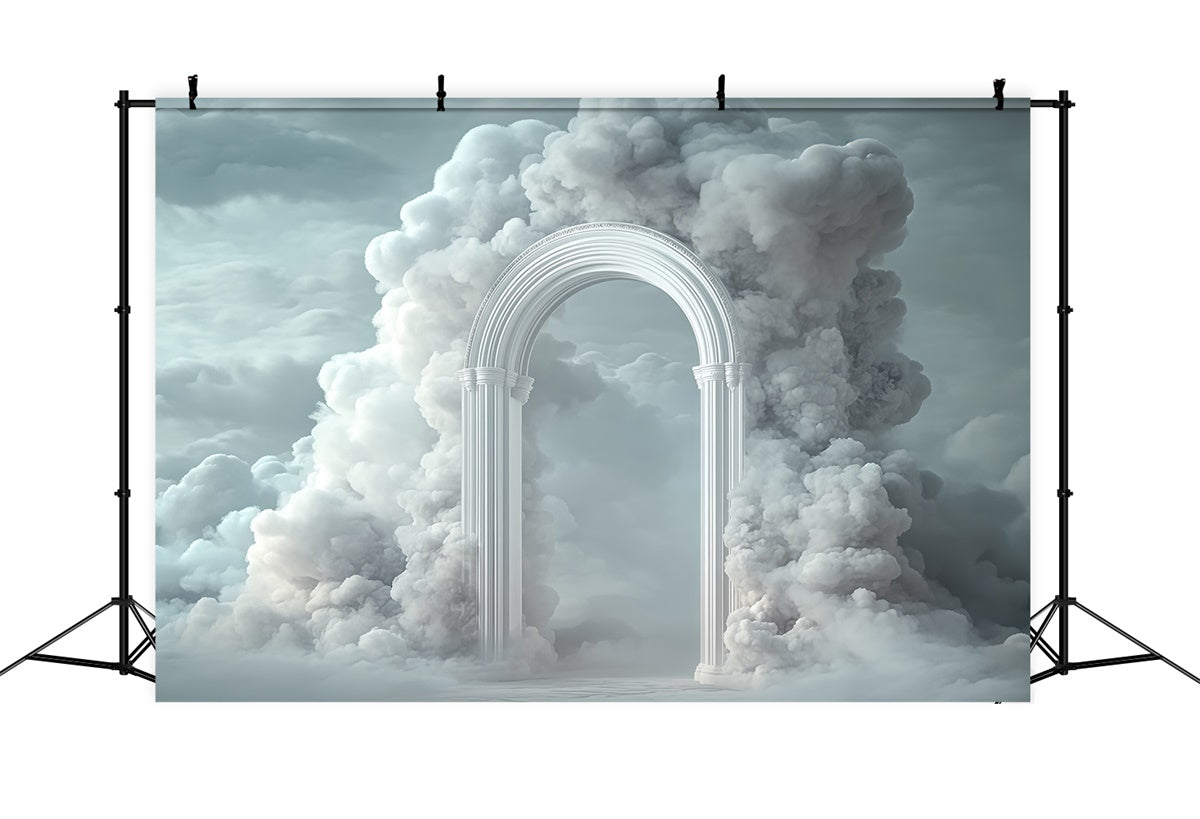 Cloud Backdrop Photography Cloud Fortress Arch Backdrop UK BRP57-217