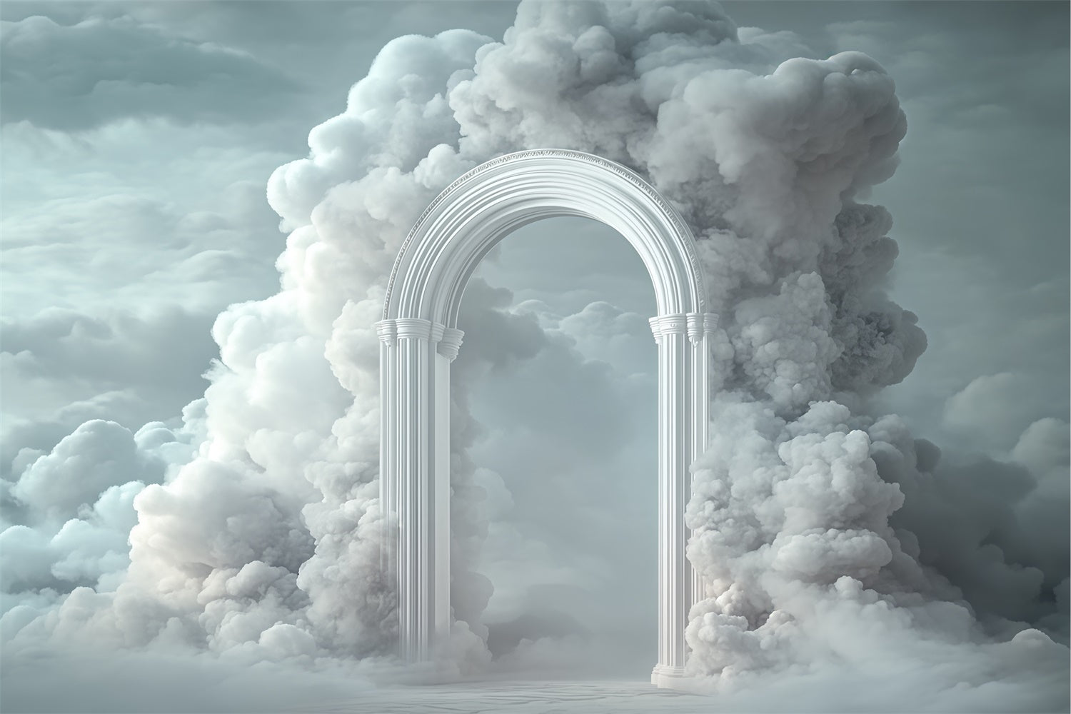 Cloud Backdrop Photography Cloud Fortress Arch Backdrop UK BRP57-217