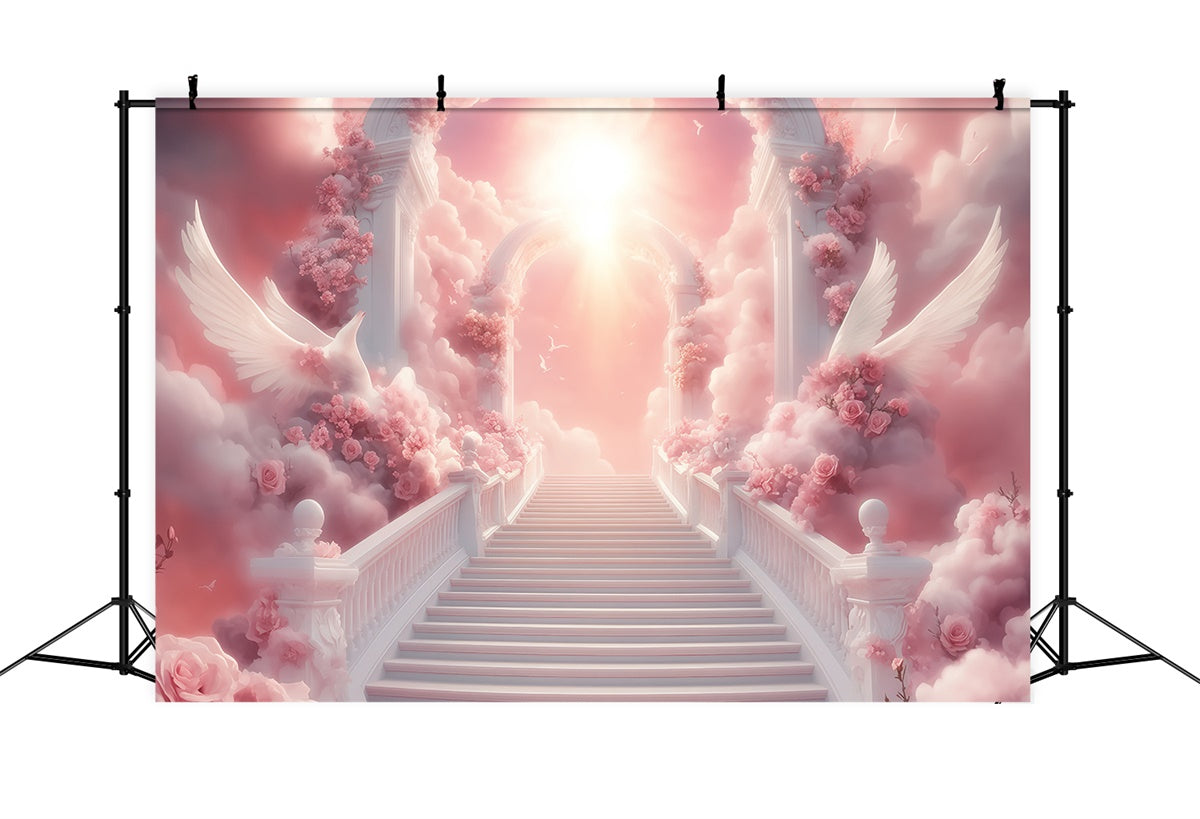Cloud Backdrop Photography Angel Garden Gate Backdrop UK BRP57-226