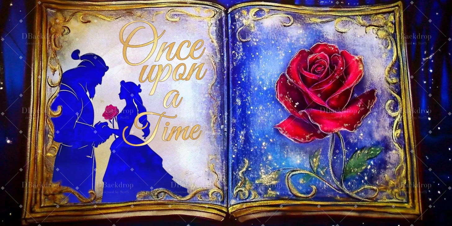 Theater Stage Backdrops Beauty and the Beast Stage Backdrop UK CSH59-T21a