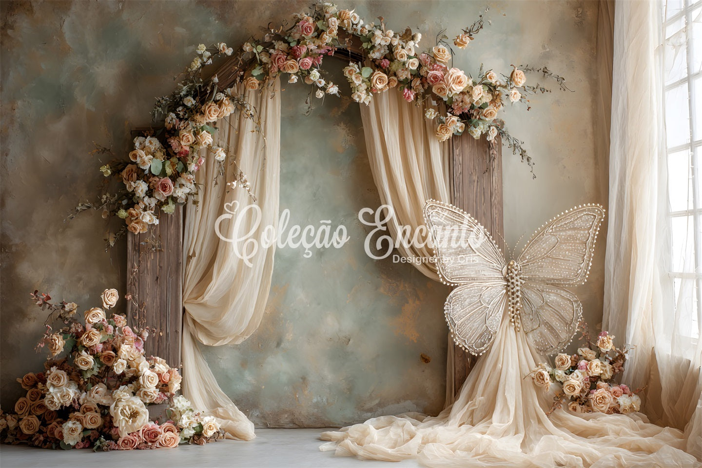 Backdrops For Mother's Day Elegant Rose Arch Butterfly Backdrops For Mothers Day UK By Magali