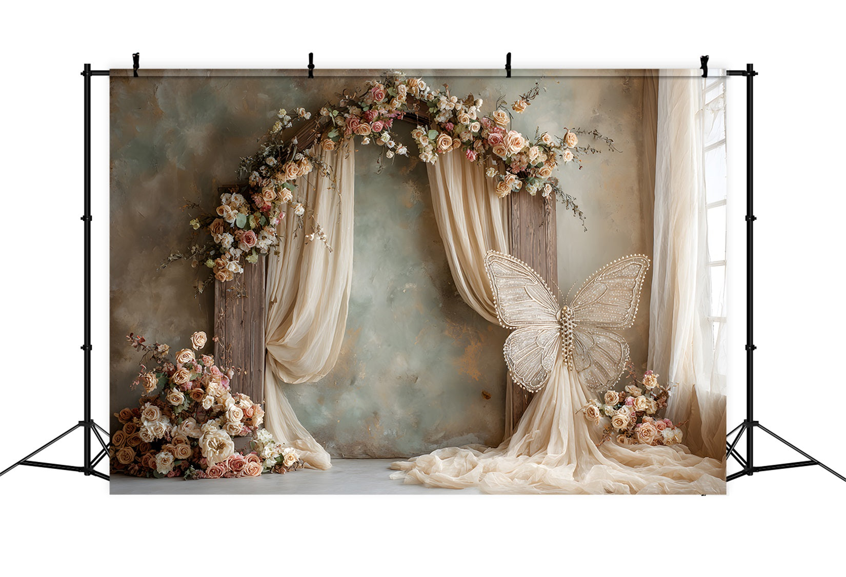 Backdrops For Mother's Day Elegant Rose Arch Butterfly Backdrops For Mothers Day UK By Magali