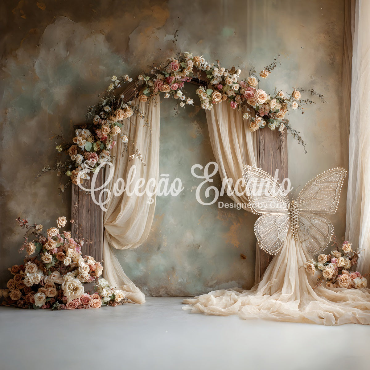 Backdrops For Mother's Day Elegant Rose Arch Butterfly Backdrops For Mothers Day UK By Magali