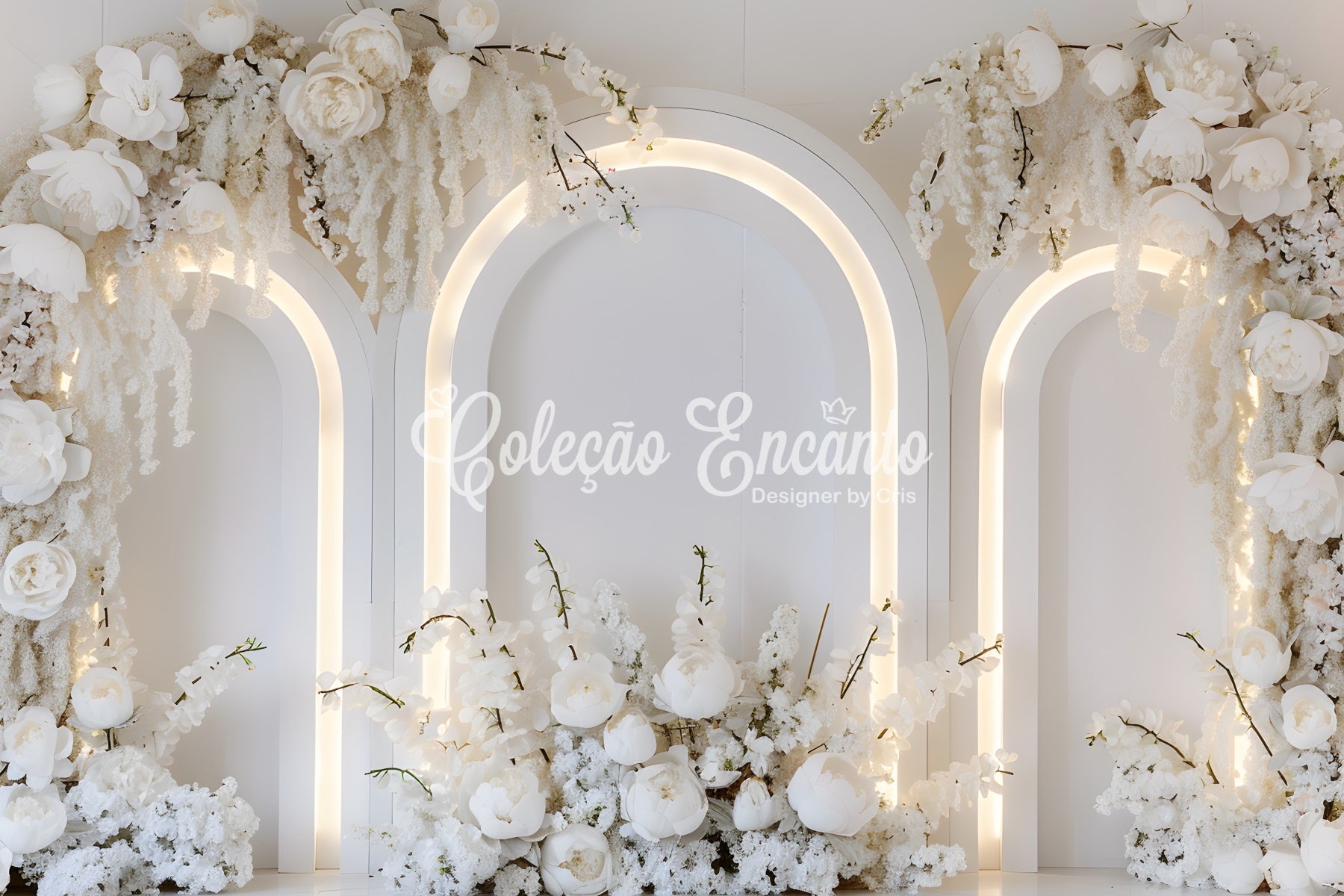 Backdrop Ideas For Mother's Day Pure White Blossom Arch Mother's Day Photo Backdrops UK By Magali