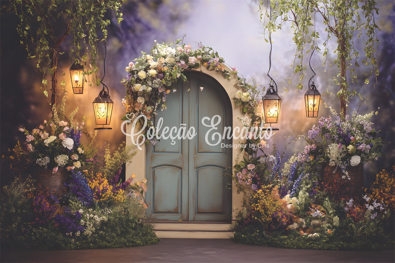 Mothers Day Photoshoot Backdrop Charming Vintage Doorway Mother's Day Picture Backdrop UK By Magali