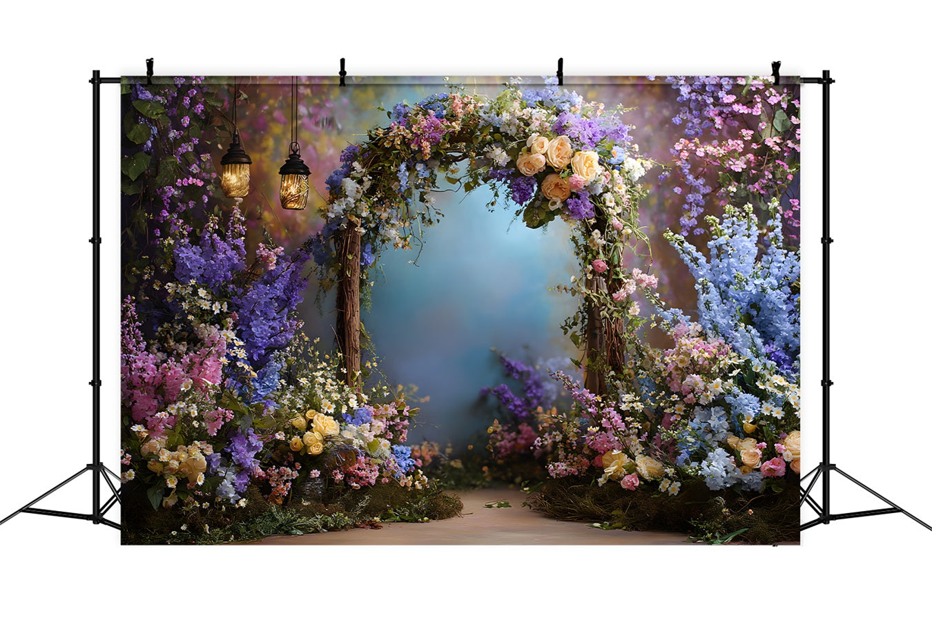 Mother's Day Backdrop Ideas Soft Pastel Floral Archway Mother's Day Backdrop Design UK By Magali