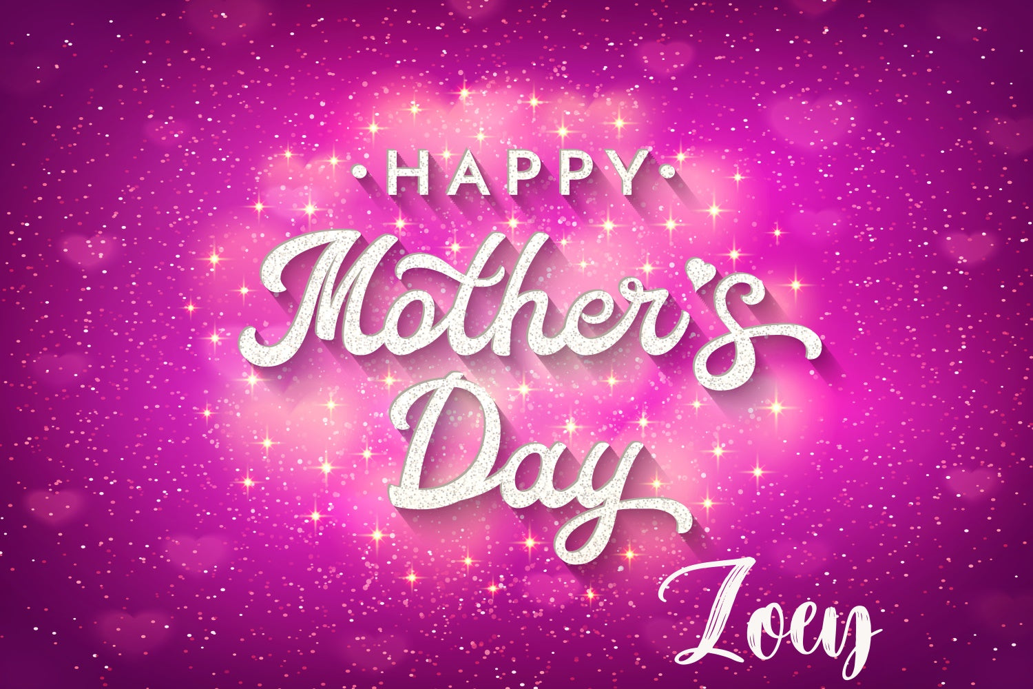 Mothers Day Photo Backdrops Elegant Dazzling Purple Custom Backdrop UK CJJ3-146