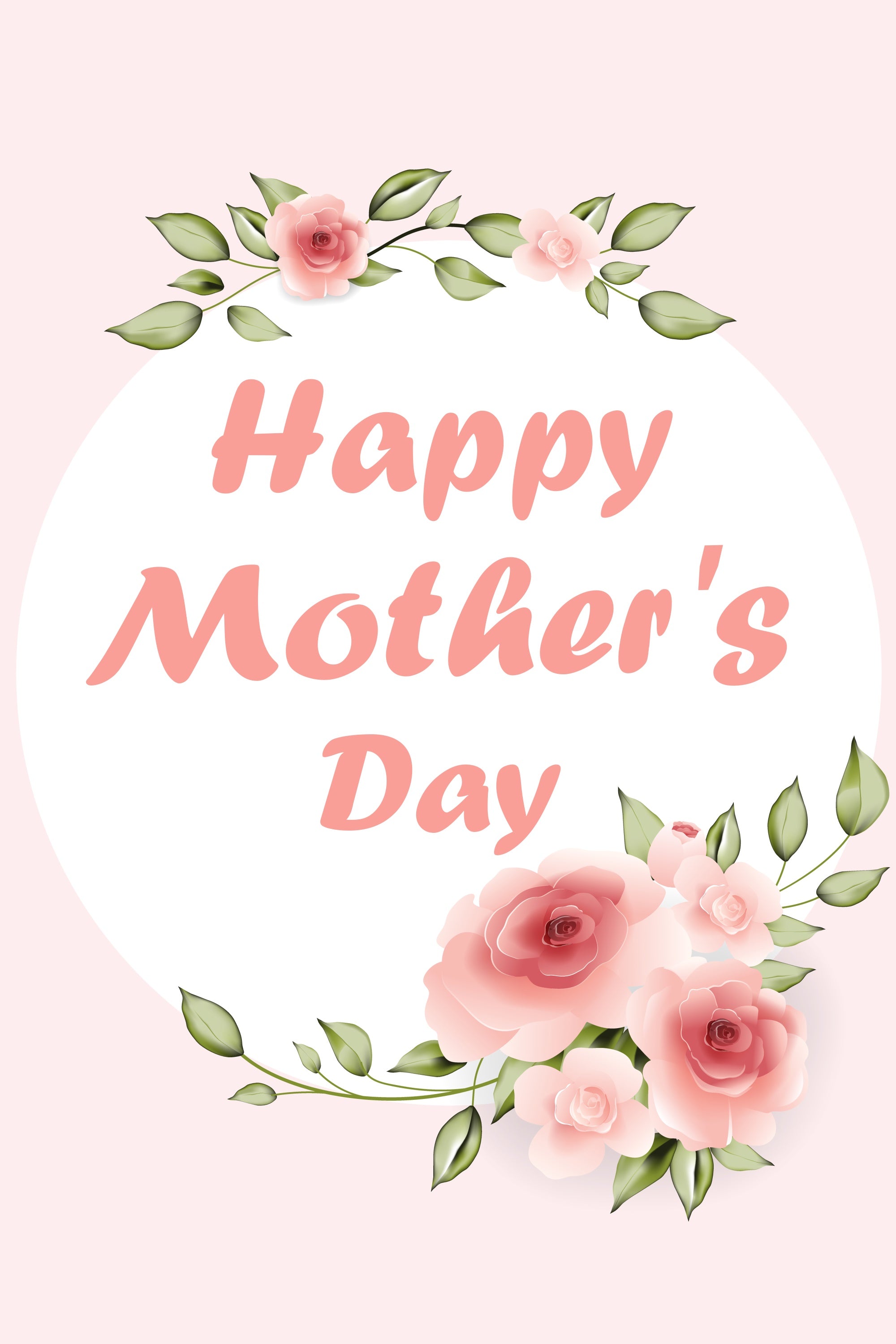 Mothers Day Backdrop Ideas Pink Rose Elegance Personalized Backdrop UK CJJ3-163