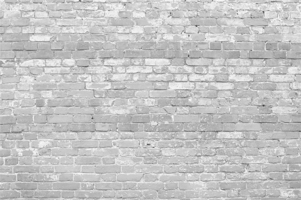 Grey Brick Wall Backdrop Faded Gray Brick Texture Backdrop UK CJJ3-33