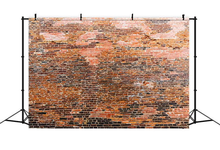Brick Backdrop Cloth Retro Style Variegated Brick Backdrop UK CJJ3-5