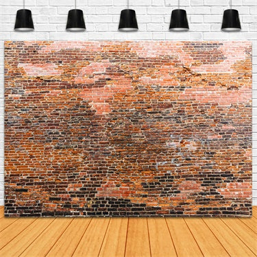 Brick Backdrop Cloth Retro Style Variegated Brick Backdrop UK CJJ3-5