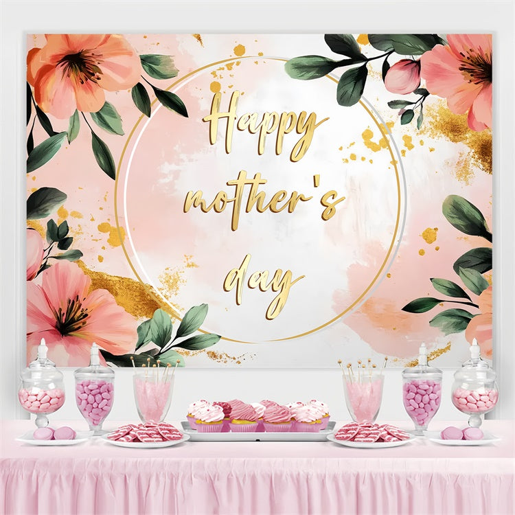 Mother's Day Backdrop Watercolor Blooming Floral Custom Backdrop UK CSH3-111
