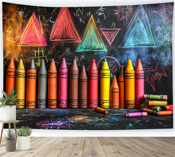 Back To School Backdrop Creative Kids Art Classroom Backdrop UK CSH3-14
