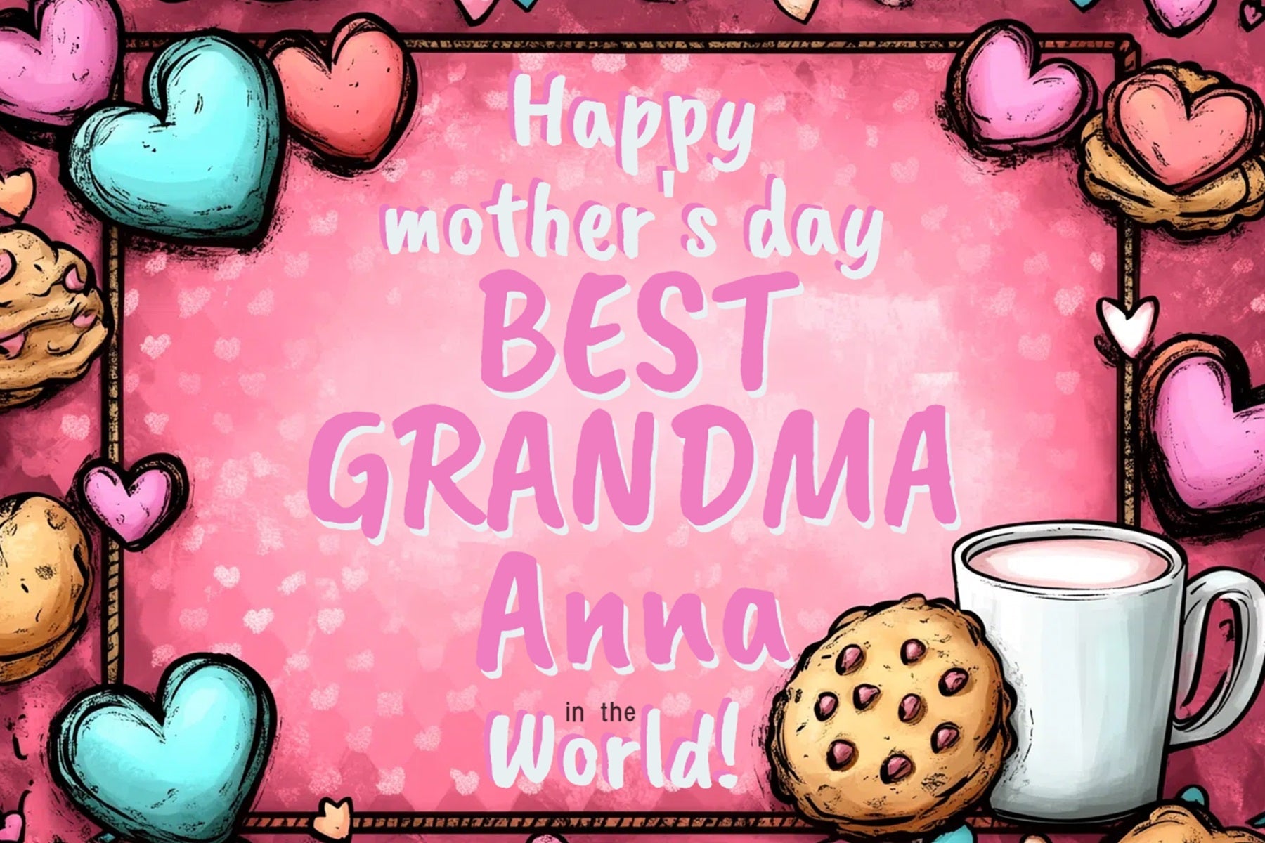 Mothers Day Backdrop Ideas Heartfelt Cookie Custom Backdrop UK CSH3-152