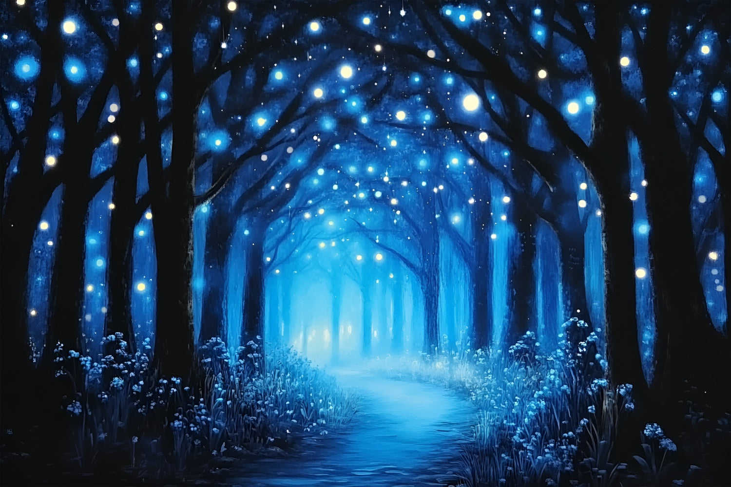 Enchanted Forest Backdrop Ideas Sparkling Dream Path Backdrop UK CSH4-102