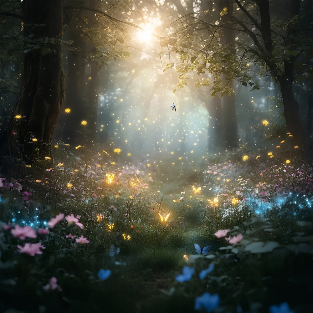Fantasy Forest Backdrop Sparkling Fairyland Woods Backdrop UK CSH4-111