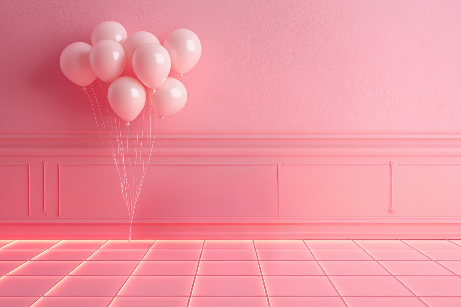 Backdrop Portrait Photography Blush Pink Balloon Backdrop UK CSH4-177