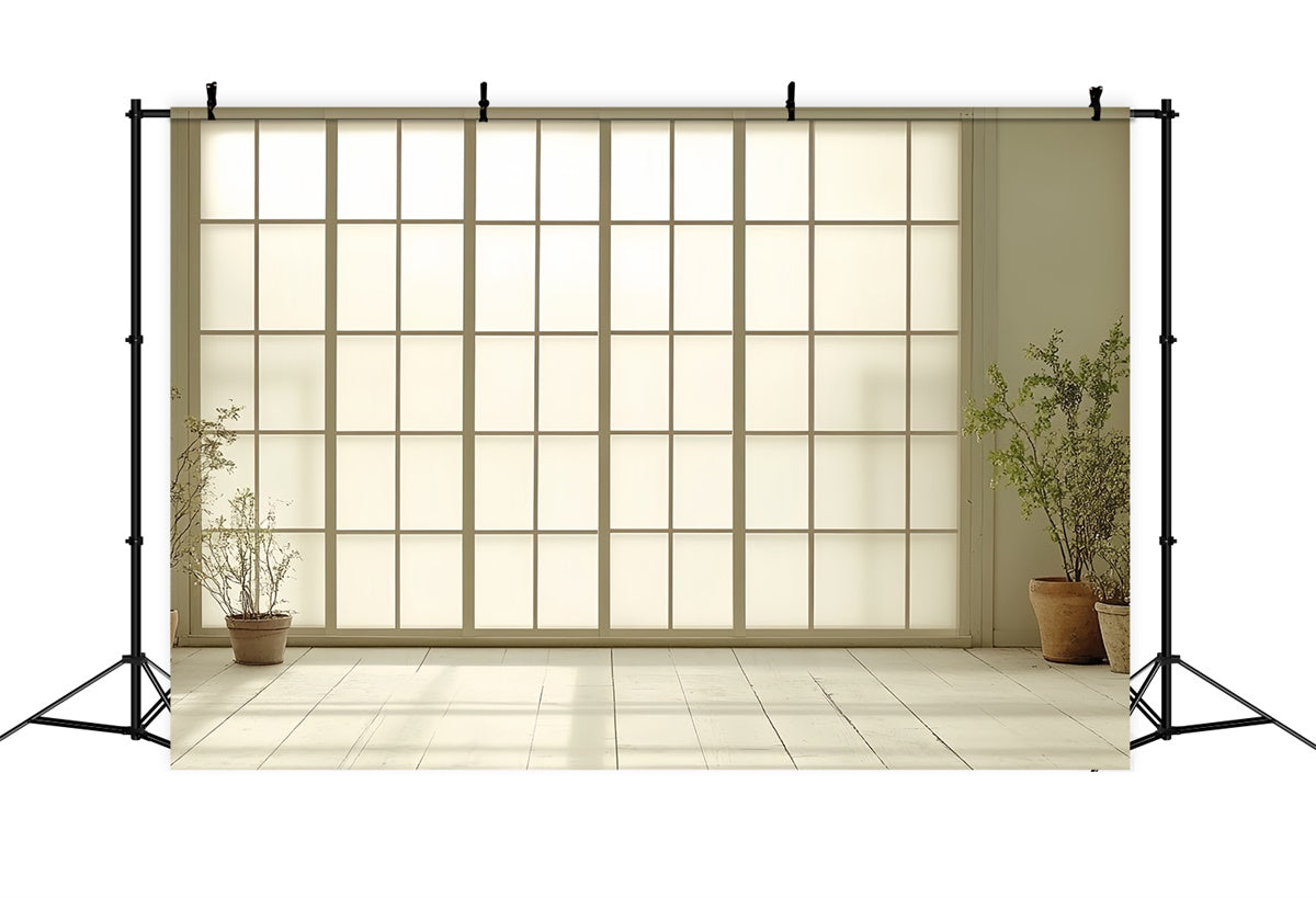 Backdrop For Portraits Minimal Japanese Grid Wall Backdrop UK CSH4-181