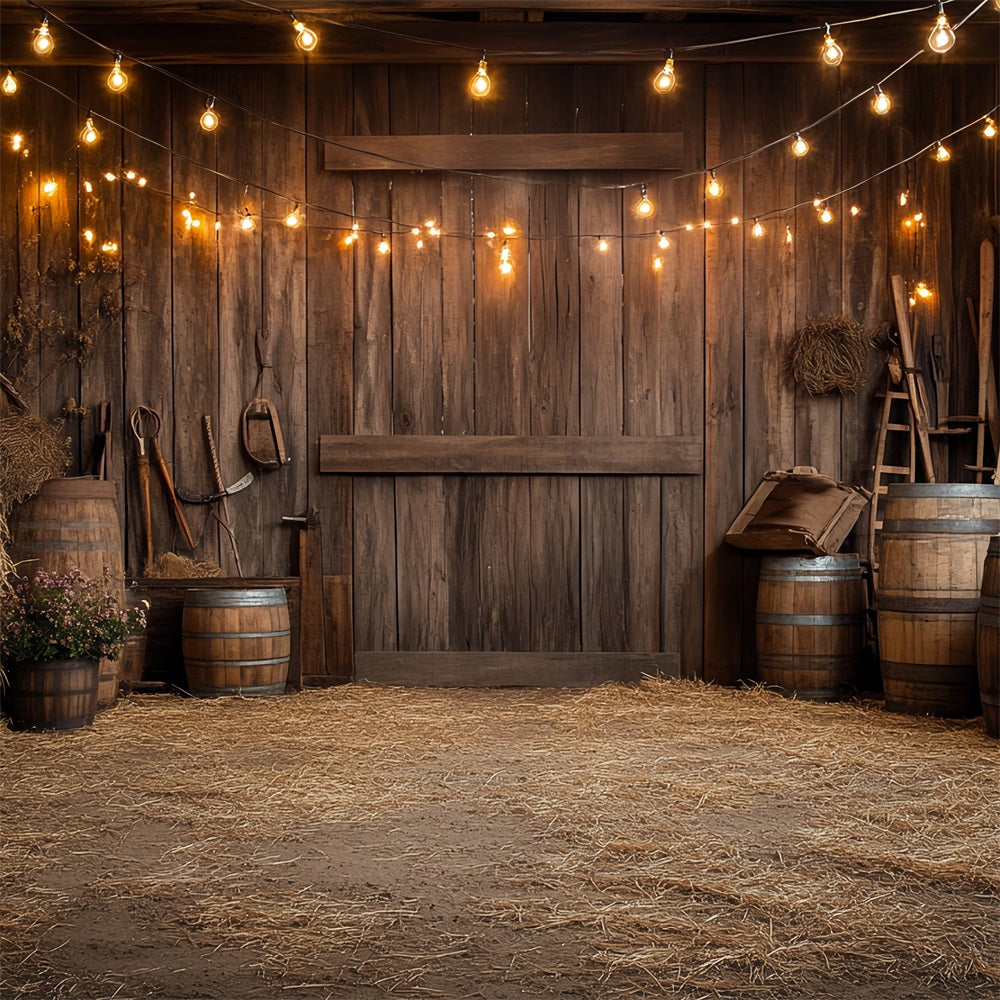 Barn Wood Backdrop Wood Wall Hanging Tools Backdrop UK CSH4-213