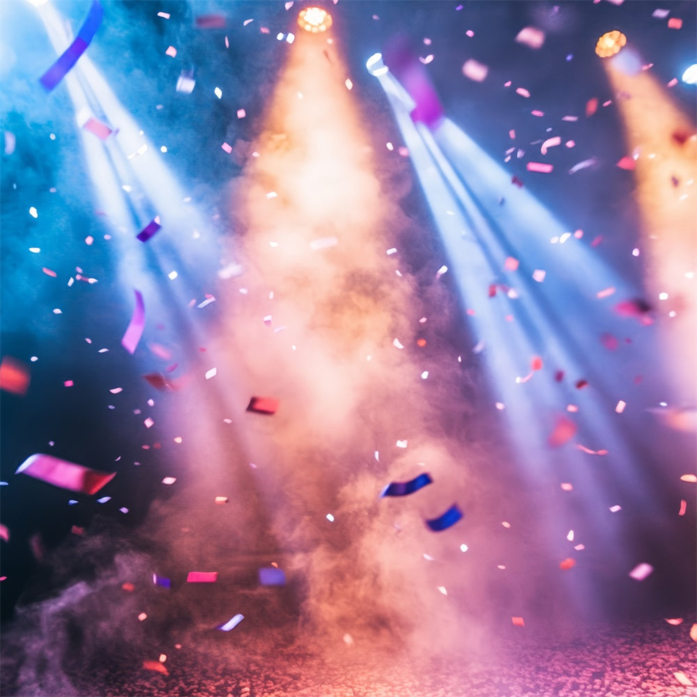Backdrop Sports Colorful Confetti Spotlight Backdrop UK CSH4-386