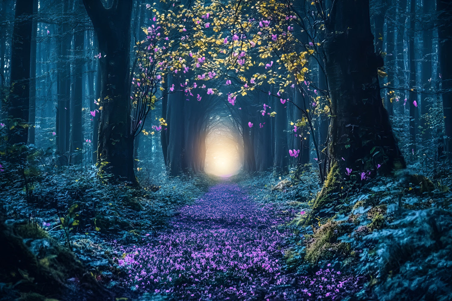 Backdrop Enchanted Forest Radiant End Blossom Trail Backdrop UK CSH4-87