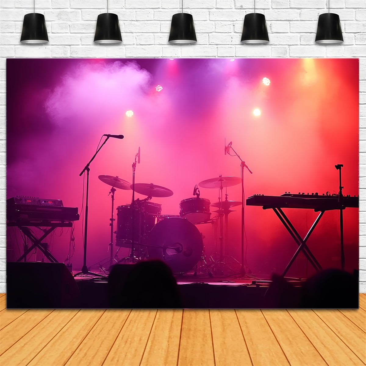 Concert Stage Backdrop Band Performance Lighting Backdrop UK CSH5-152