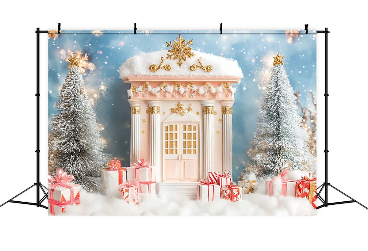 Christmas Backdrop Dreamy Christmas Kingdom Newborn Backdrop UK CSH5-324