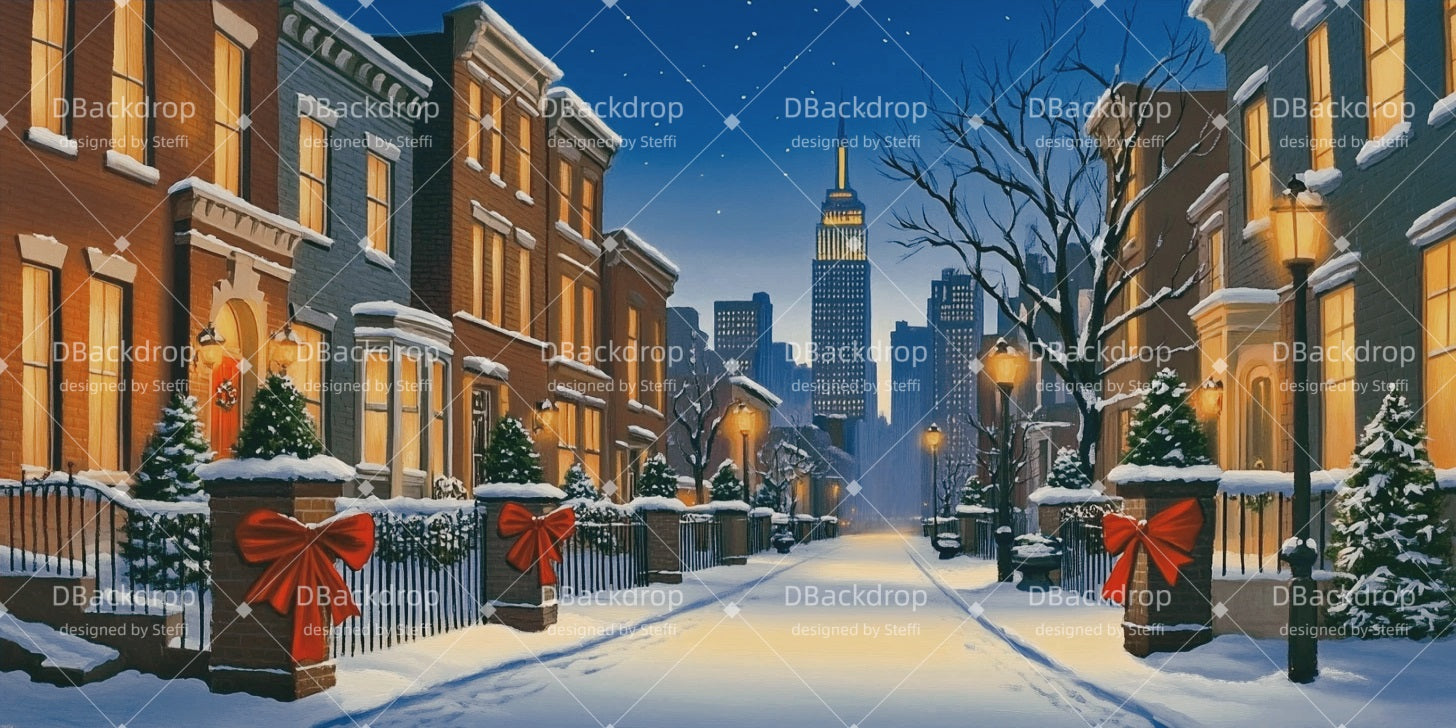 Performance Backdrops Christmas NYC Theatre Stage Backdrop UK CSH510-T38