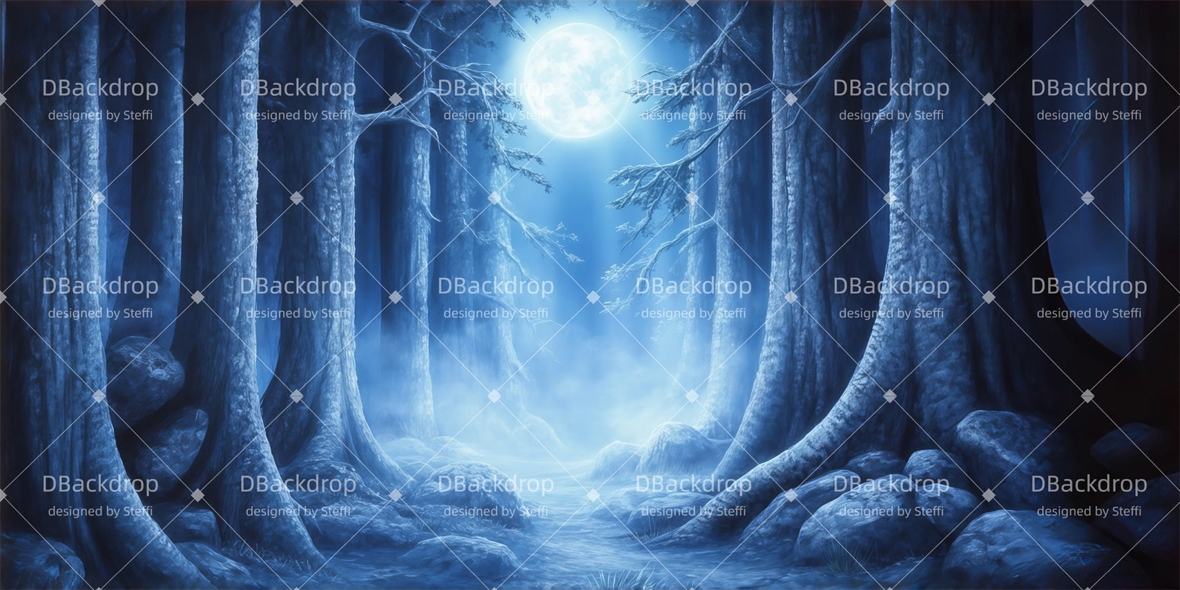 Theater Stage Backdrop Dark Forest Performance Backdrops UK CSH510-T82