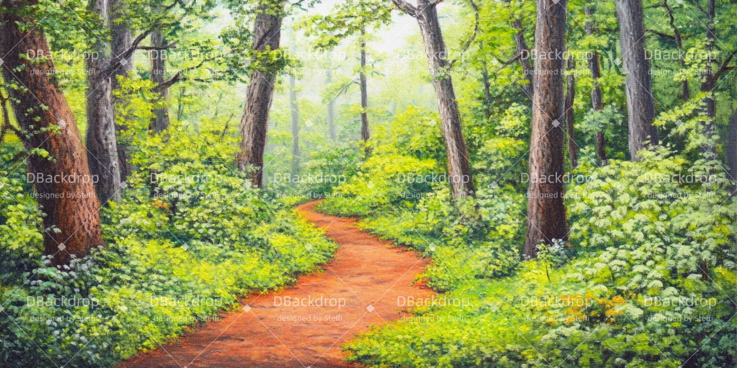 Forest Stage Backdrop Forest Road Stage Backdrop Ideas UK CSH511-T22