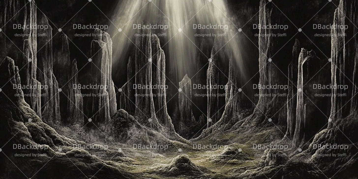 Theatre Stage Backdrop Dragon Cave Stage Backdrop Ideas UK CSH511-T26