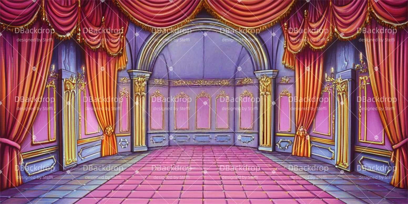 Dance Backdrop Broadway Stage Theater Backdrops For Sale UK CSH511-T50