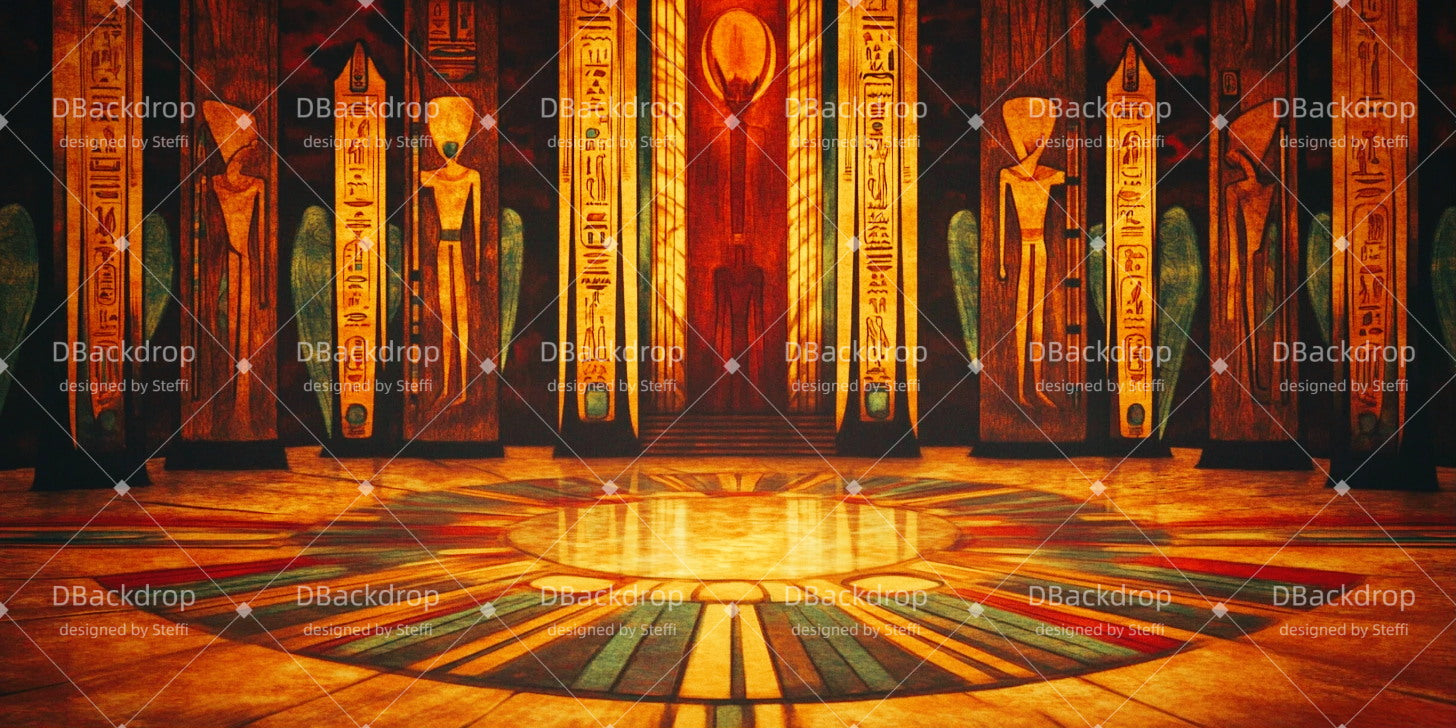Performance Backdrops Pharaoh's Palace Interior Theater Backdrop UK CSH511-T79