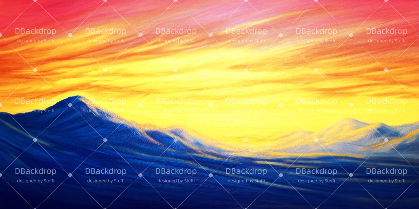 Large Stage Backdrops Desert Sunset Scenery Backdrops For Theater UK CSH511-T80