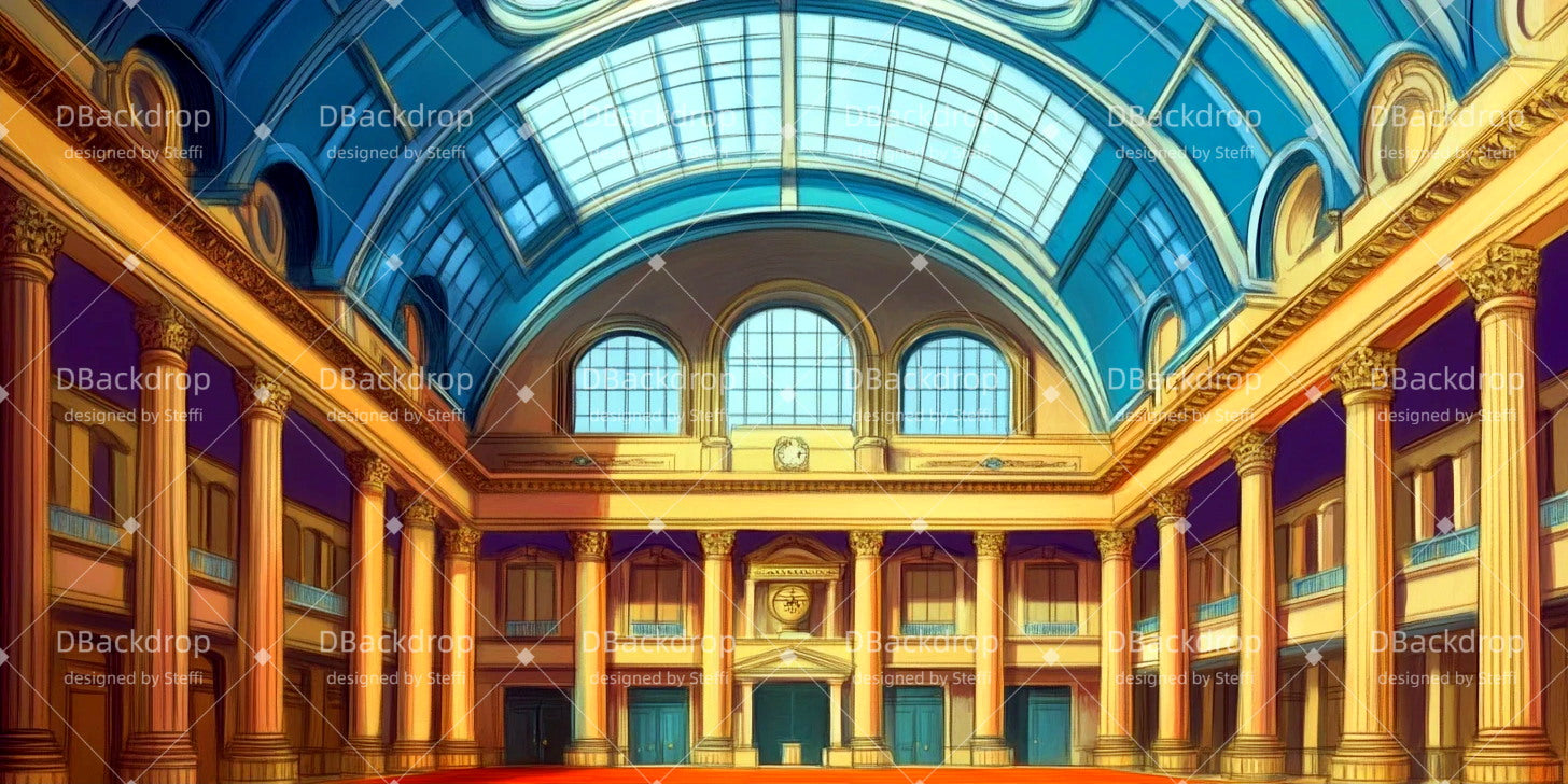 Theater Backdrop Vintage Bank Interior Stage Backdrop Ideas UK CSH511-T91