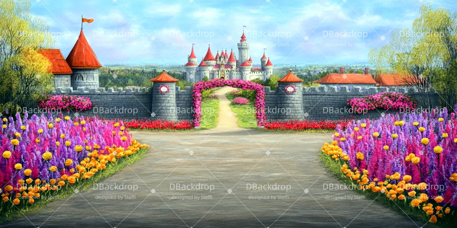 Theater Stage Backdrop Palace Entrance Backdrops For Theater UK CSH511-T96
