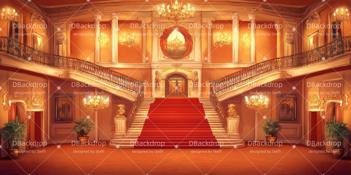 Dance Recital Backdrops Castle Ballroom Theater Stage Backdrop UK CSH511-T99