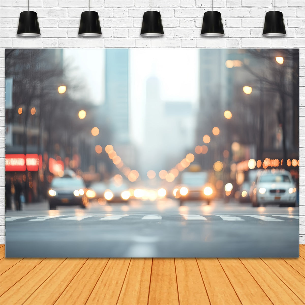 Backdrops For Headshots Urban Lights Bokeh Backdrop UK CSH57-1