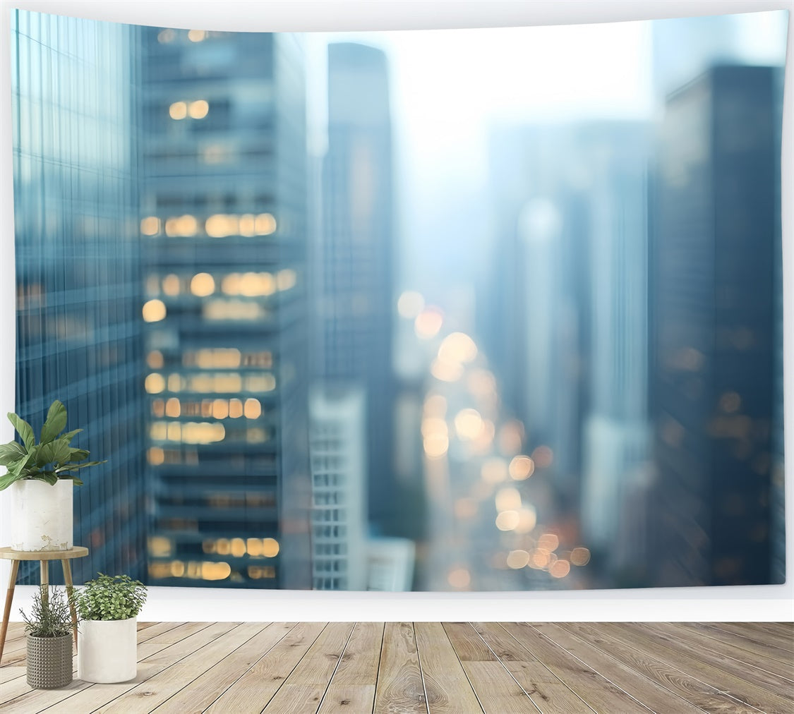 Headshot Backdrop Blurred Metropolis View Backdrop UK CSH57-2