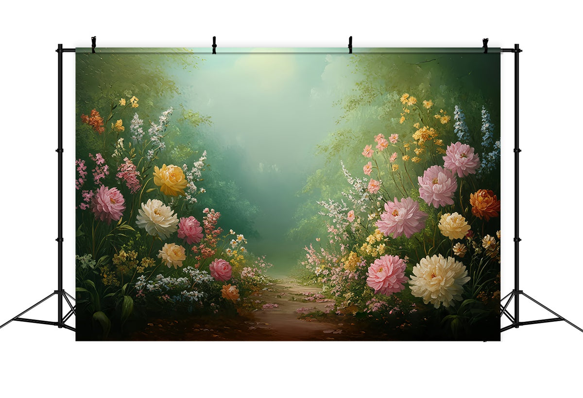 Fine Art Backdrops Secret Garden Path Beautiful Backdrop UK CSH57-266