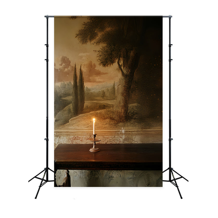 Artistic Backdrops Candlelight Memory Wall Backdrop UK CSH57-273