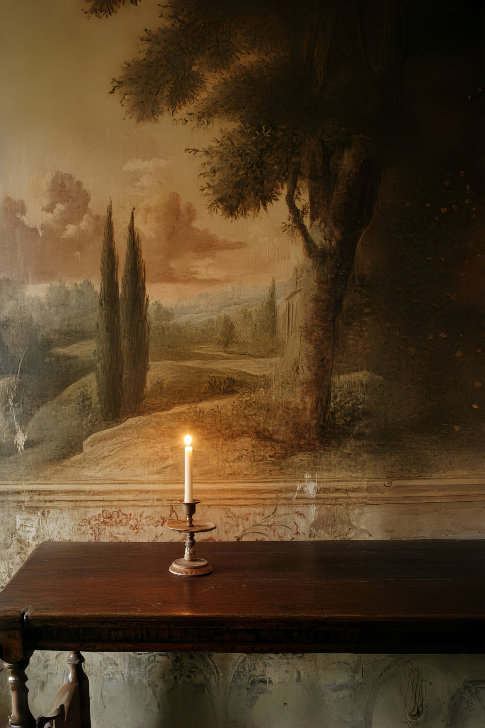 Artistic Backdrops Candlelight Memory Wall Backdrop UK CSH57-273