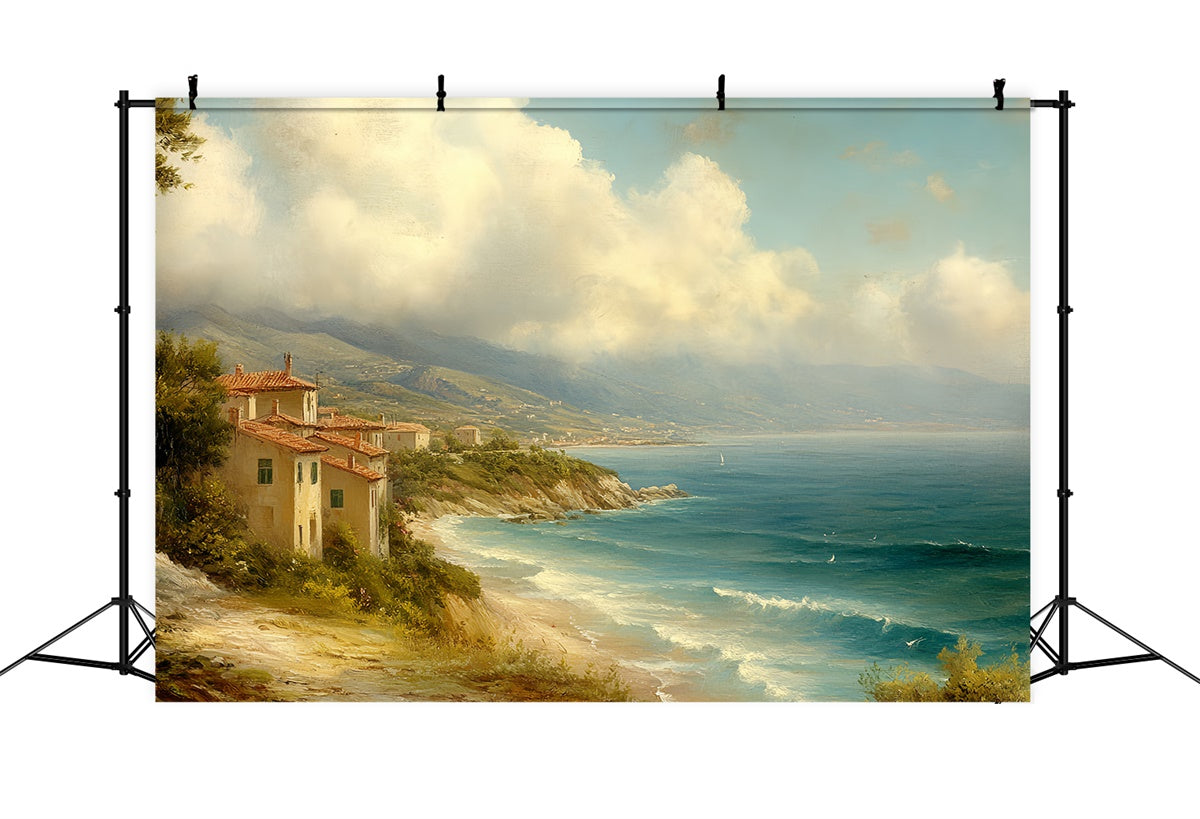 Backdrops Fine Art Sunny Shore Calm Fabric Backdrops UK CSH57-274