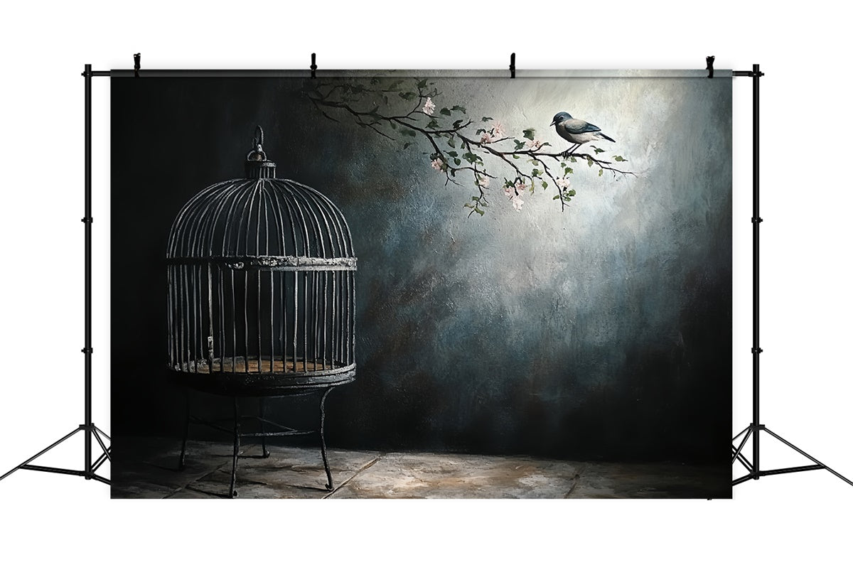 Fine Art Photography Backdrop Silent Cage Garden Backdrop UK CSH57-277