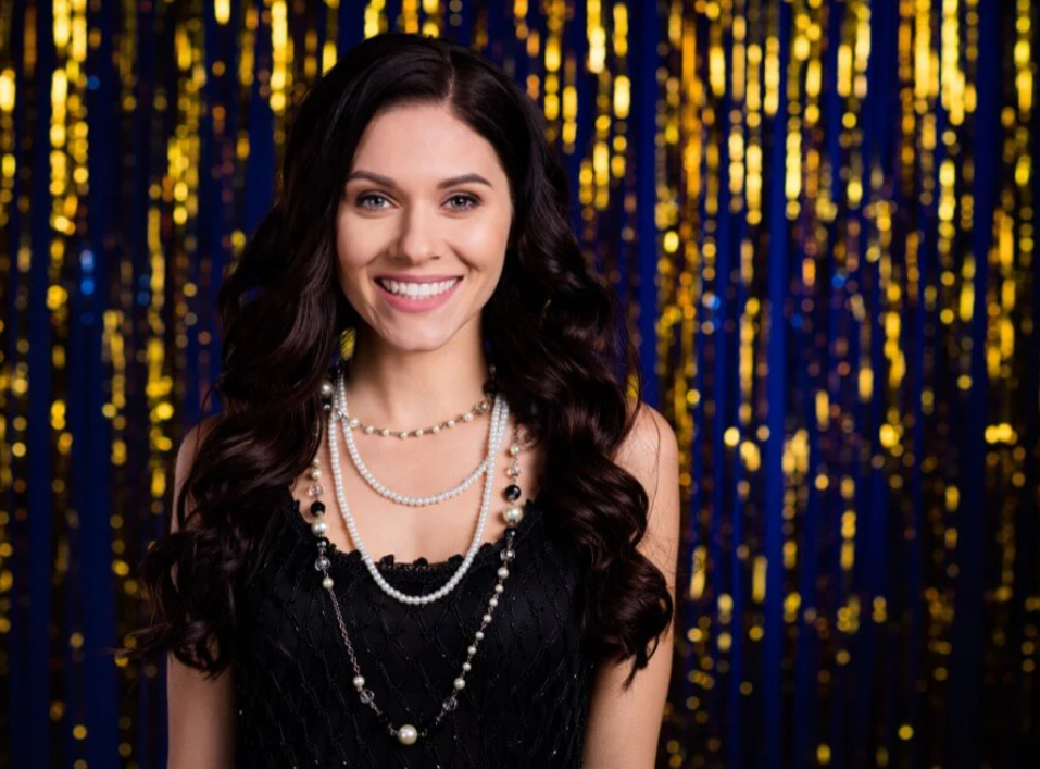 Headshot Backdrops Midnight Sparkle Lights Backdrop UK CSH57-5