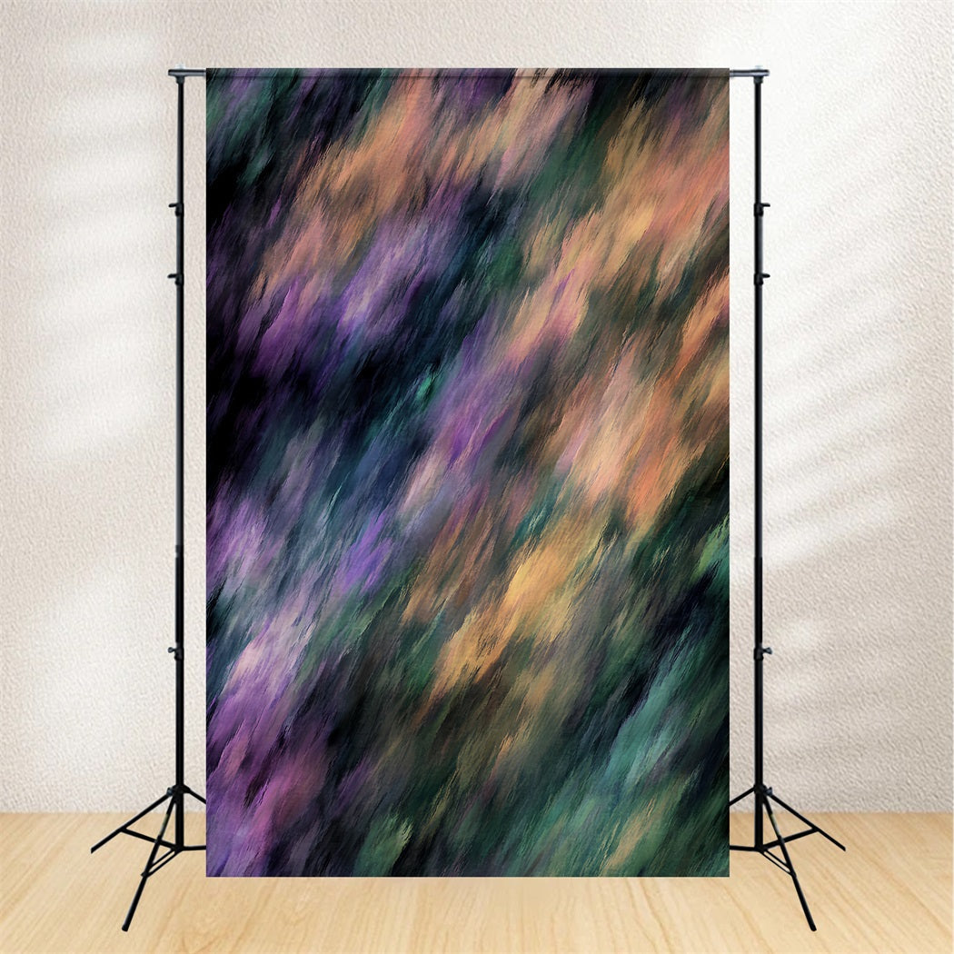 Dark Backdrop Vivid Brush Streak Motion Abstract Textured Backdrop UK CSH58-156