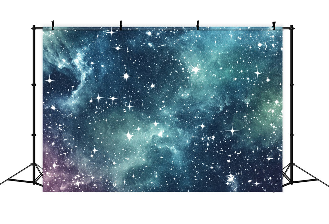 Space Backdrop Galaxy Sparkle Star Field Abstract Photo Backdrop UK CSH58-157