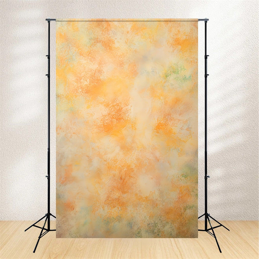 Orange Backdrop Soft Pastel Brush Strokes Abstract Backdrops UK CSH58-168