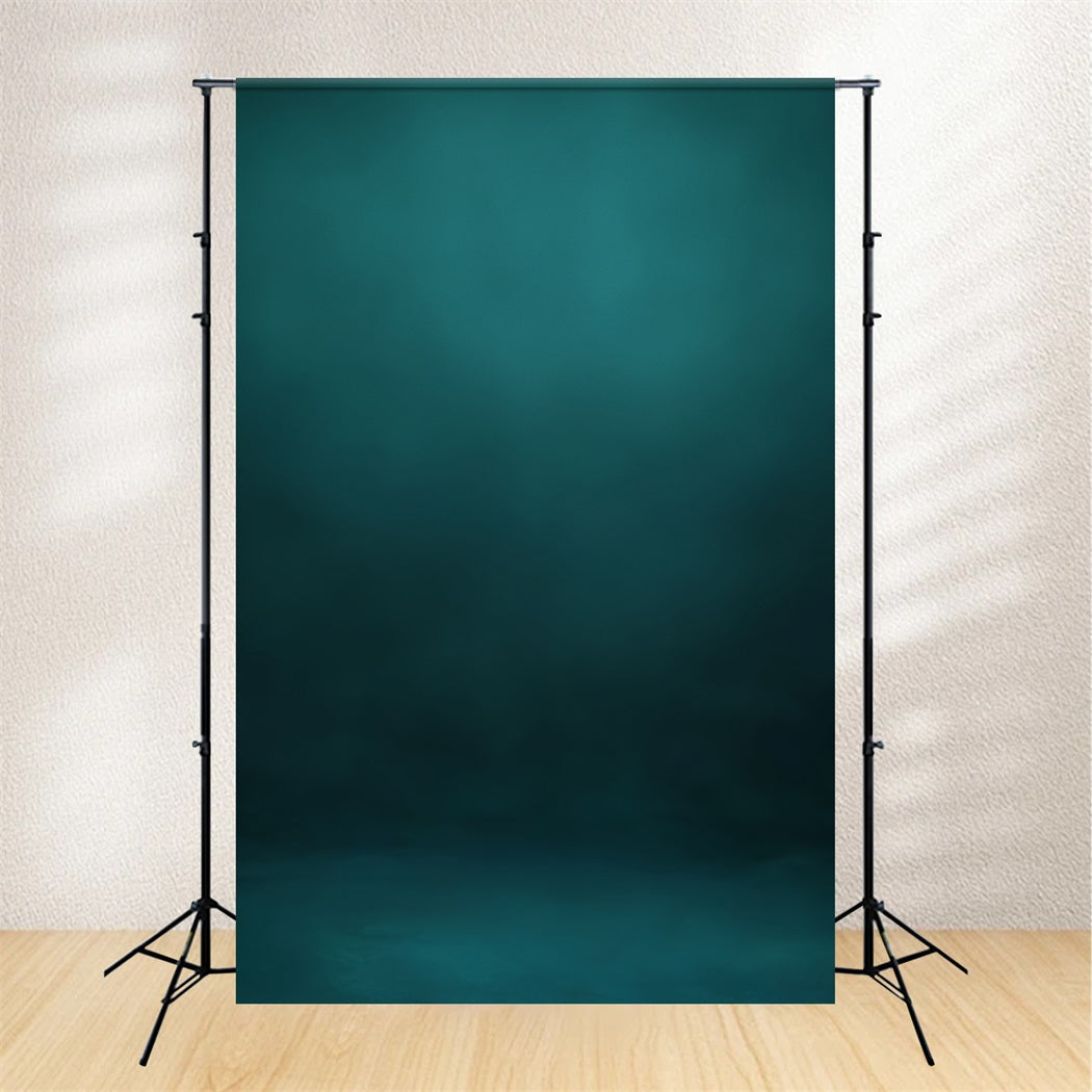 Teal Backdrop Deep Teal Faded Gradient Abstract Photo Backdrop UK CSH58-172